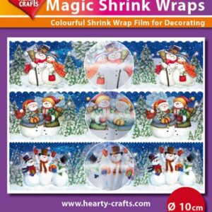Magic Shrink Wrap – Metalic, Snowmen- HC10-8961-01