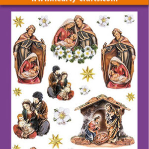 Relief Sticker  – Maria met Jezus- HCRS10723-06