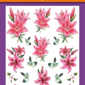 Relief Stickers -Lelies- HCRS11666-01