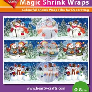Magic Shrink Wrap –  Metalic, Snowmen - HC08-8961-02