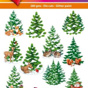 Easy 3D Topper - Winter Bomen - HC10253