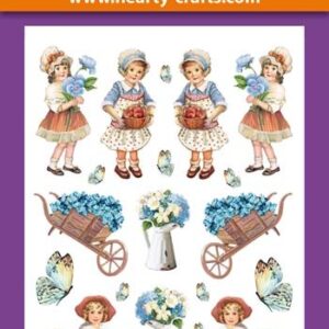 Relief Sticker  – Boerenmeisjes - HCRS11924-01